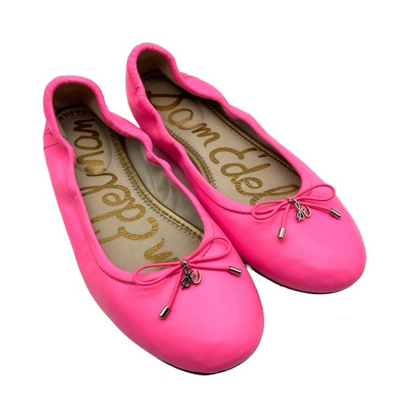 Sam Edelman Shoes - Sam Edelman Pink Leather Felicia Ballet Flat 8.5